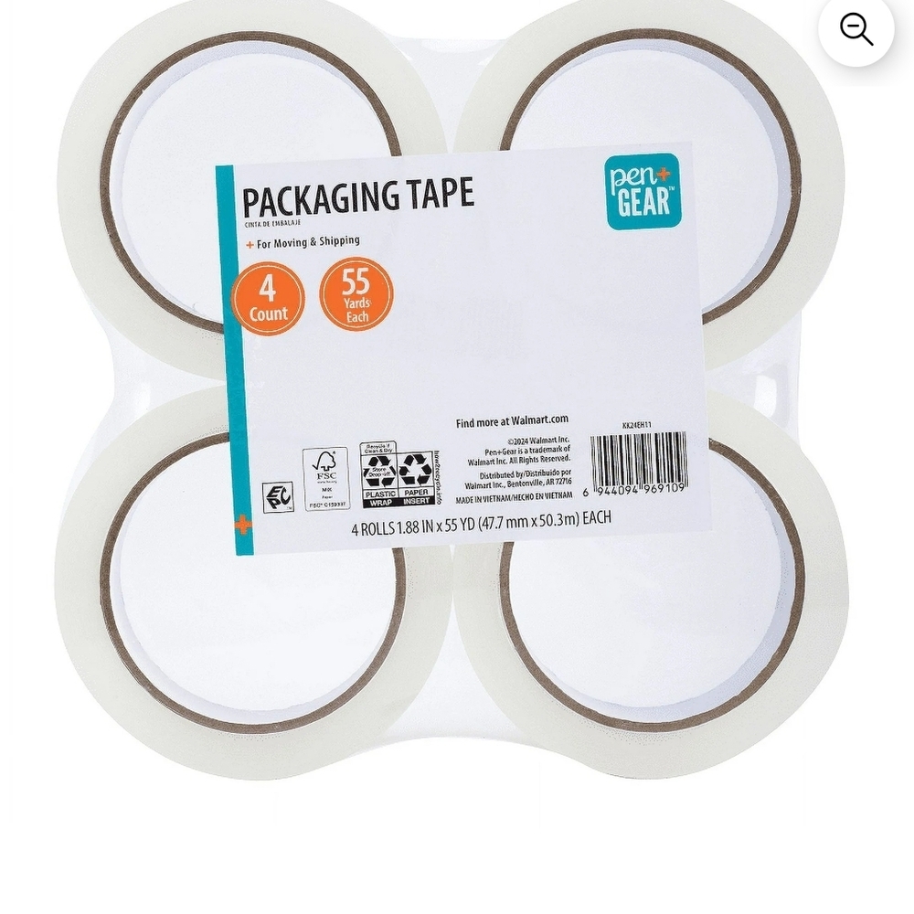 🦋Restocked🦋  Pen + Gear Packaging Tape 4-Pack NIP - Picture 4 of 4